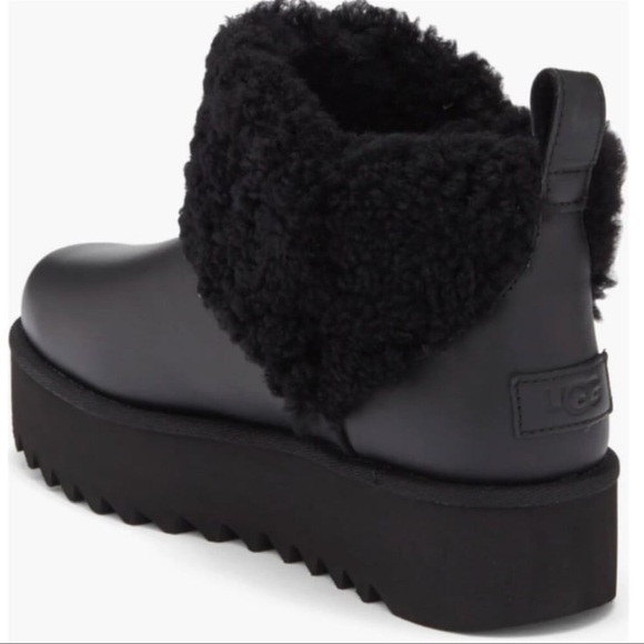 UGG Shoes - UGG ULTRA MINI ALINA CURLED BOOTS SIZE 10
